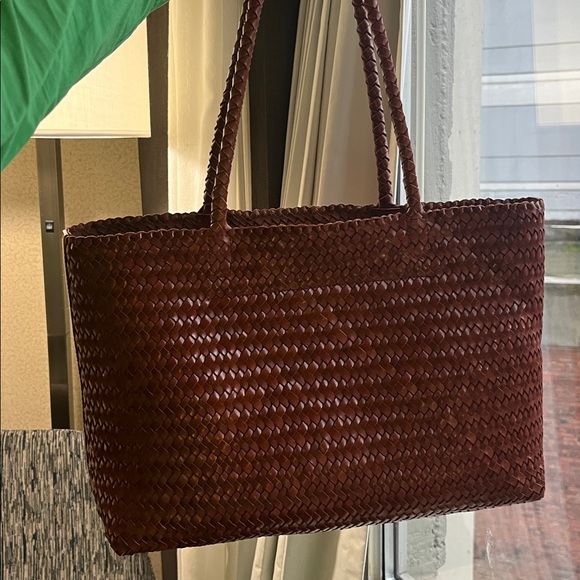 Madewell Handwoven Leather Tote - Picture 3 of 8